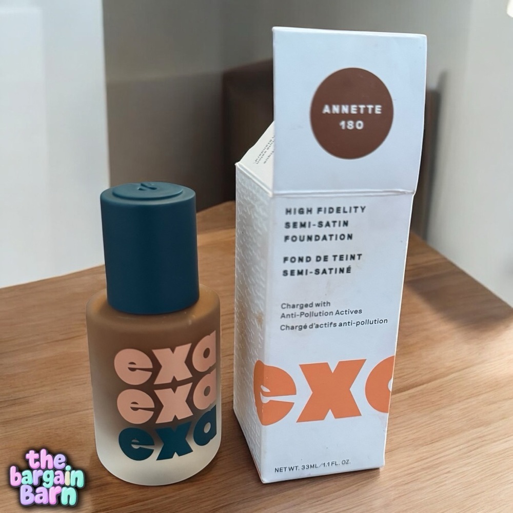 Exa High Fidelity Semi-Satin Authentic 33ML Foundation Face Makeup (Annette 180)